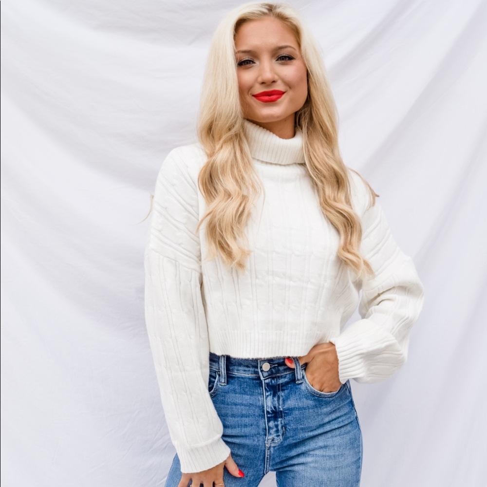 Le Lis cropped sweater